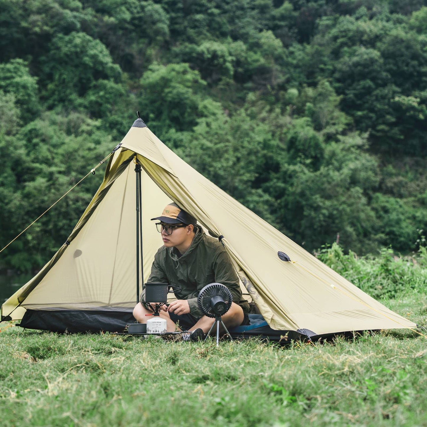 Qunature Ultraleichtes 1-Mann Trekkingzelt 230x180 cm