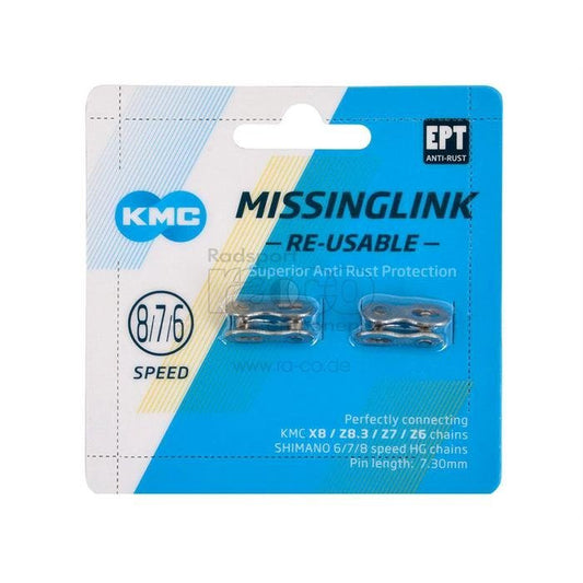 KMC Missinglink CL-573R Kettenverschlussglied silber