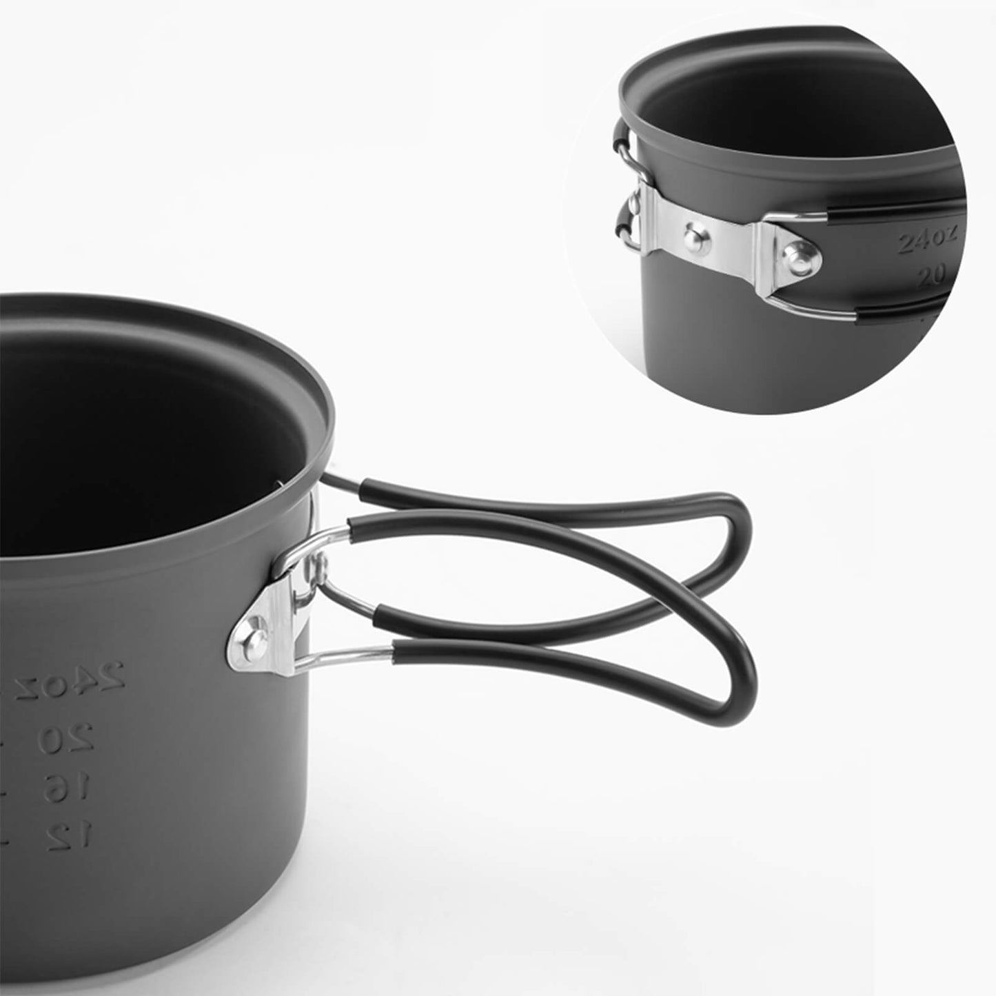 Camping Geschirr Set Kochset mit T?pfen