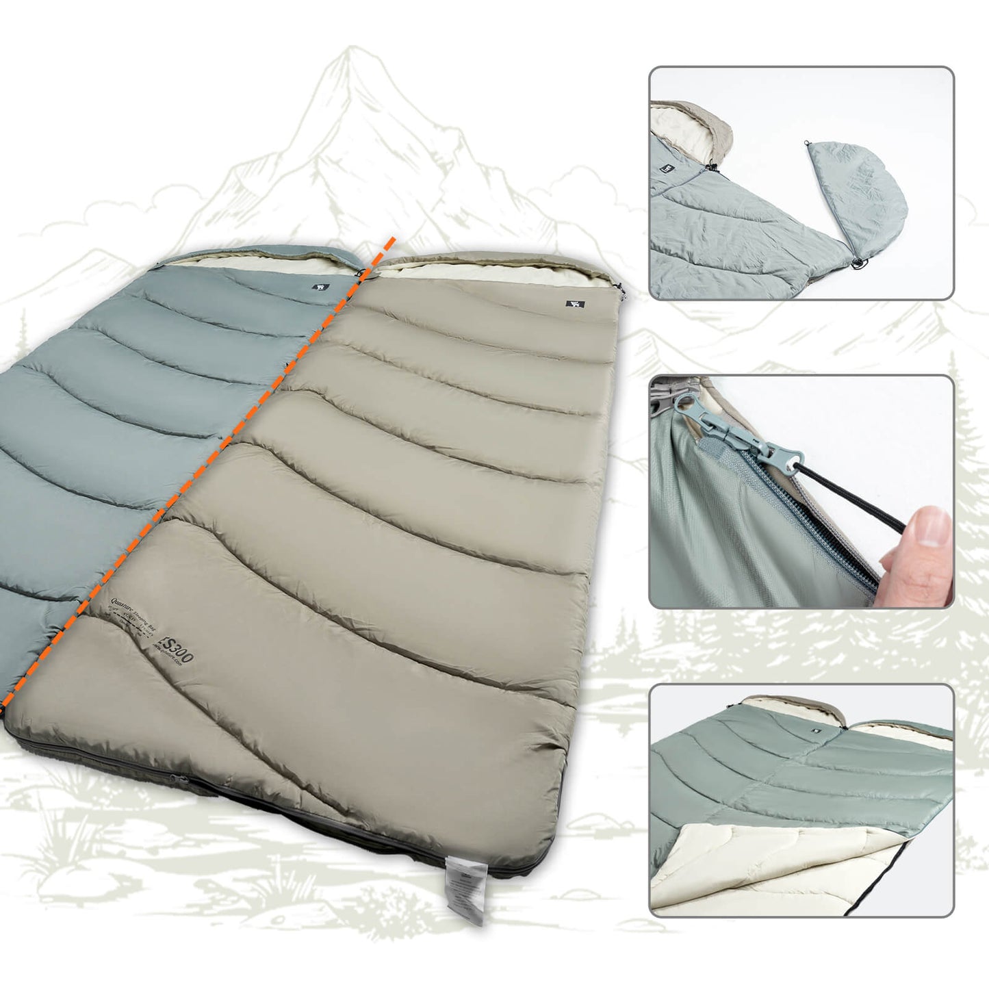 Deckenschlafsack