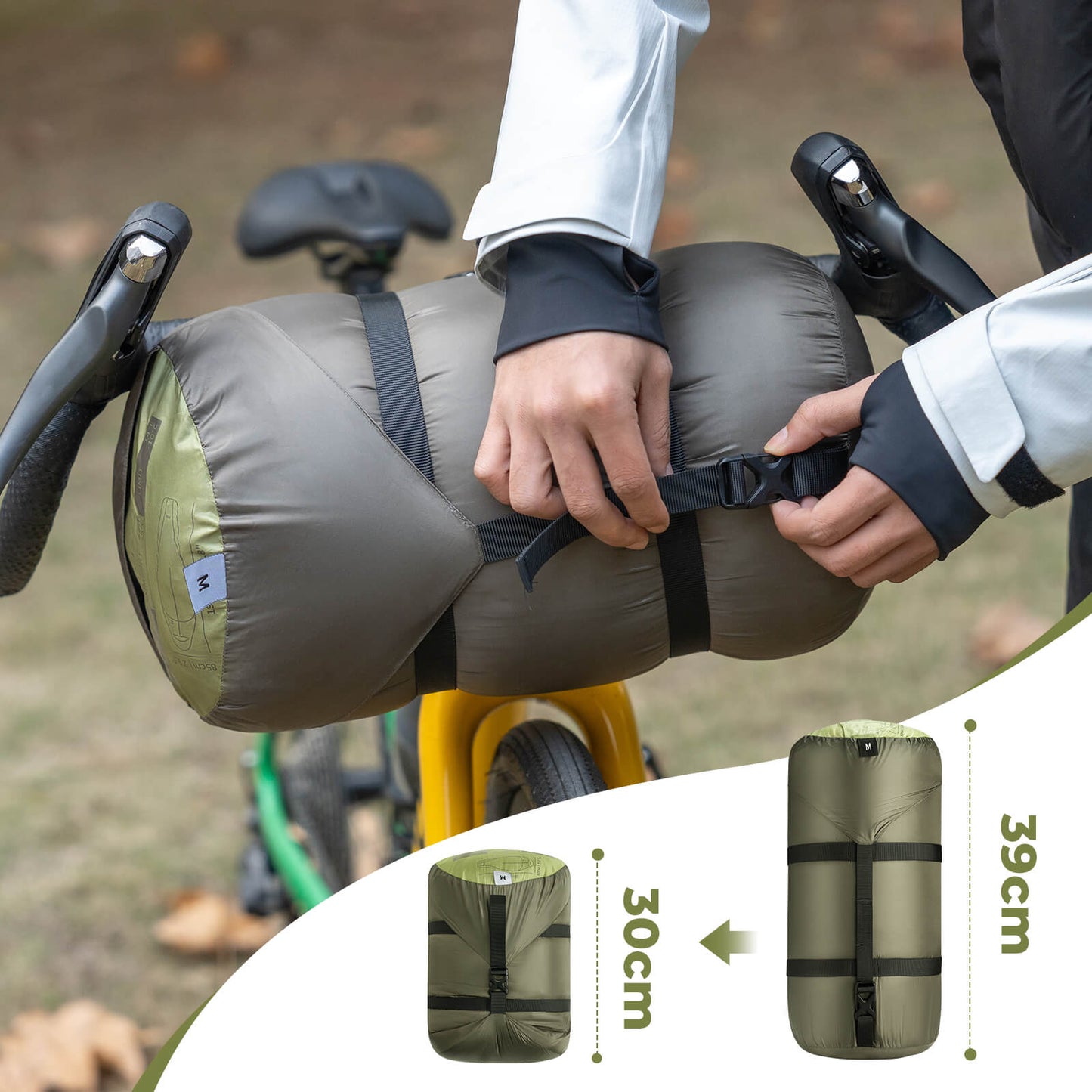 Mumienschlafsack Daune