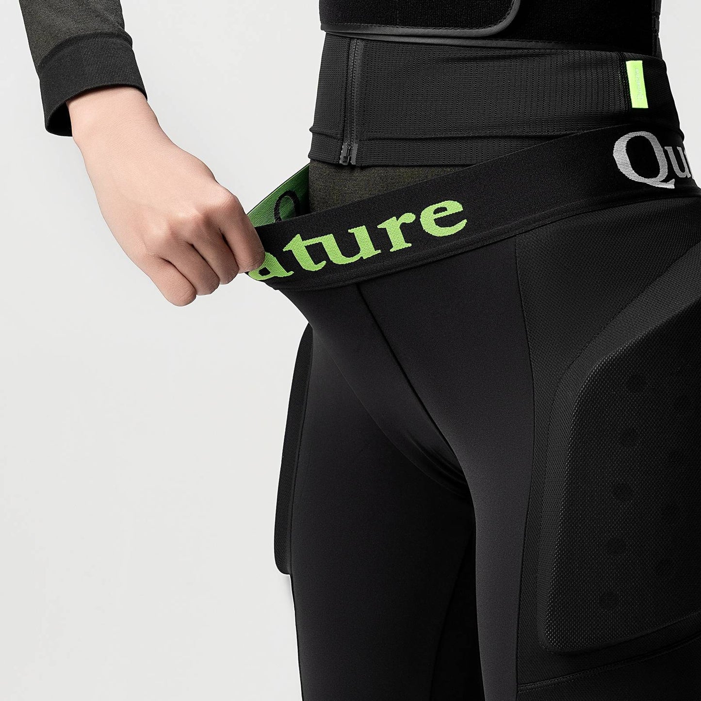 Qunature 3D H邦ftpolster Crash-Pad Gepolsterte Shorts
