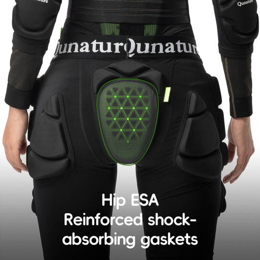 Qunature 3D H邦ftpolster Protektorenhose EVA Crash-Pad