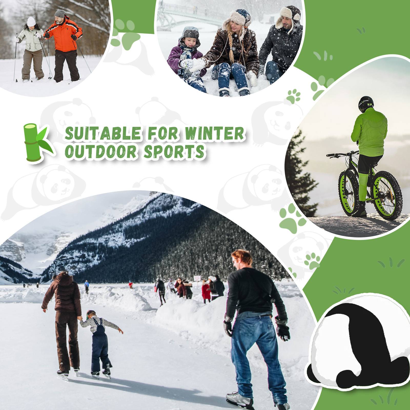 Qunature Kinder Winddichte Skihandschuhe