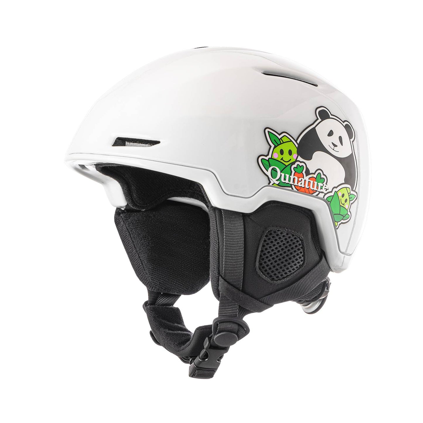 Qunature Ski-/Snowboardhelm mit Ohrensch邦tzer #Color_Wei? ( Panda-Design )