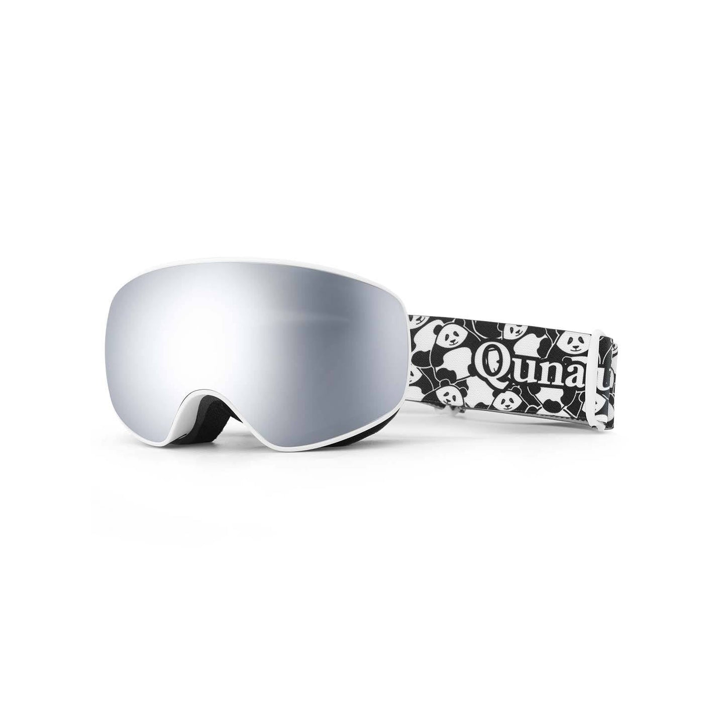 Qunature Skibrille Snowboard Brille f邦r Brillentr?ger Kinder Erwachsene #Color_Wei?-Mittlere