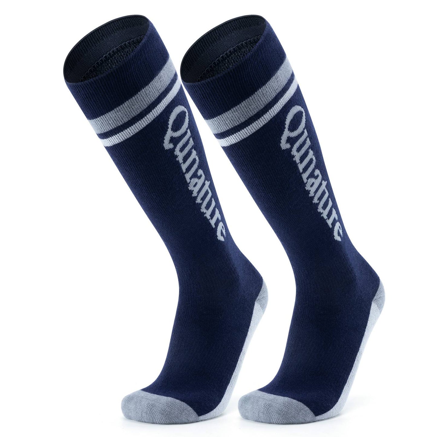 Qunature Thermo Skisocken Merino Erwachsene Atmungsaktiv #Color_Marineblau