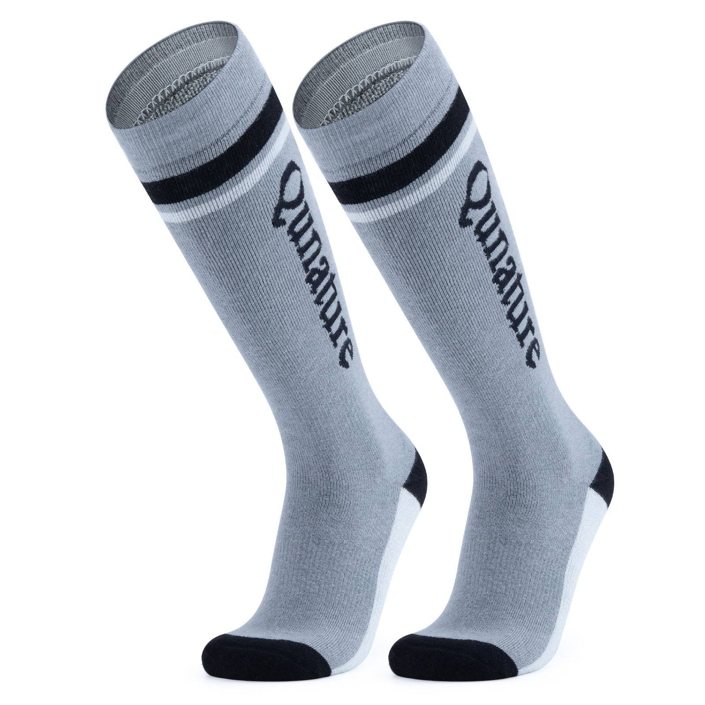 Qunature Thermo Skisocken Merino Erwachsene Atmungsaktiv #Color_Dunkelgrau