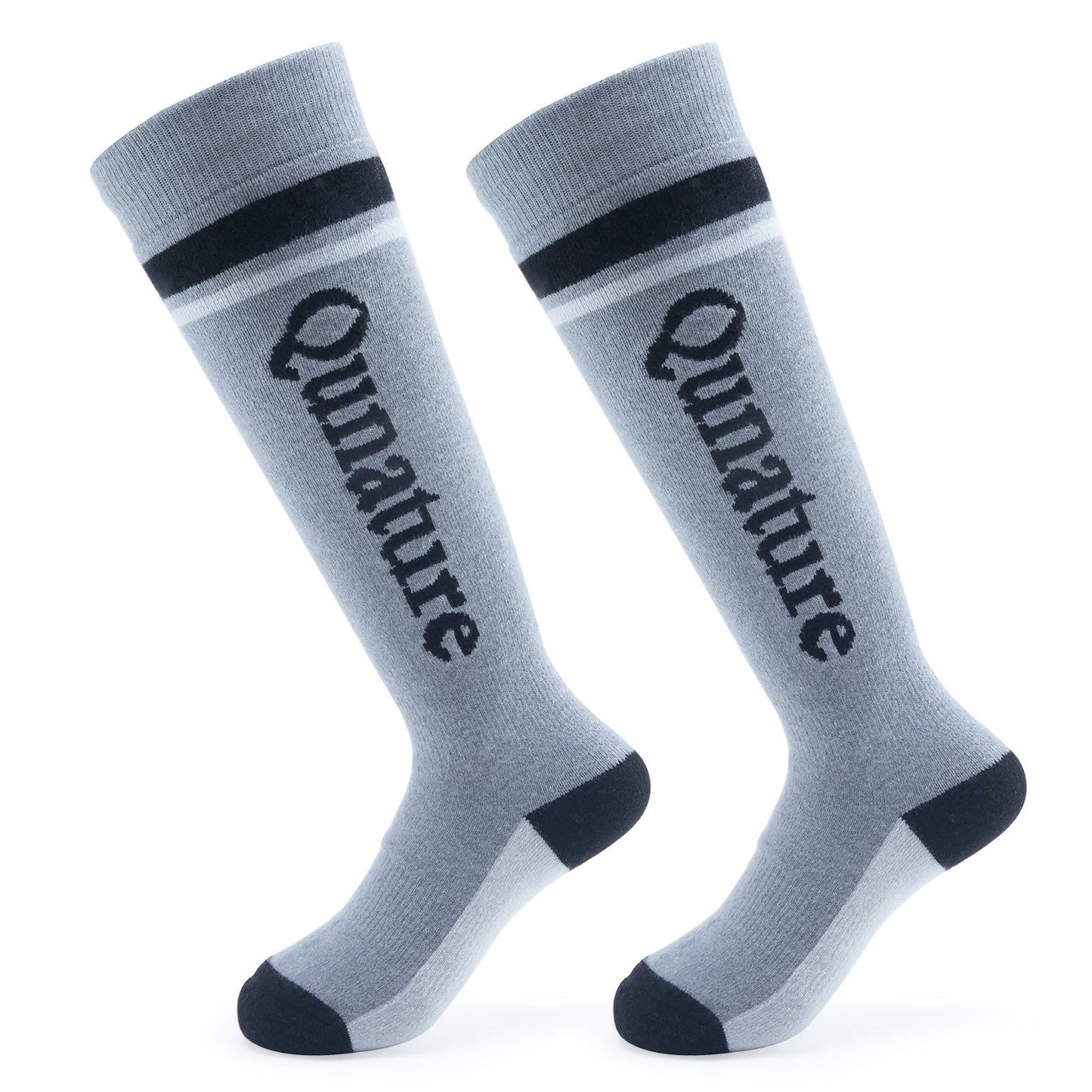 Qunature Thermo Skisocken Merino Kindern Atmungsaktiv #Color_Dunkelgrau
