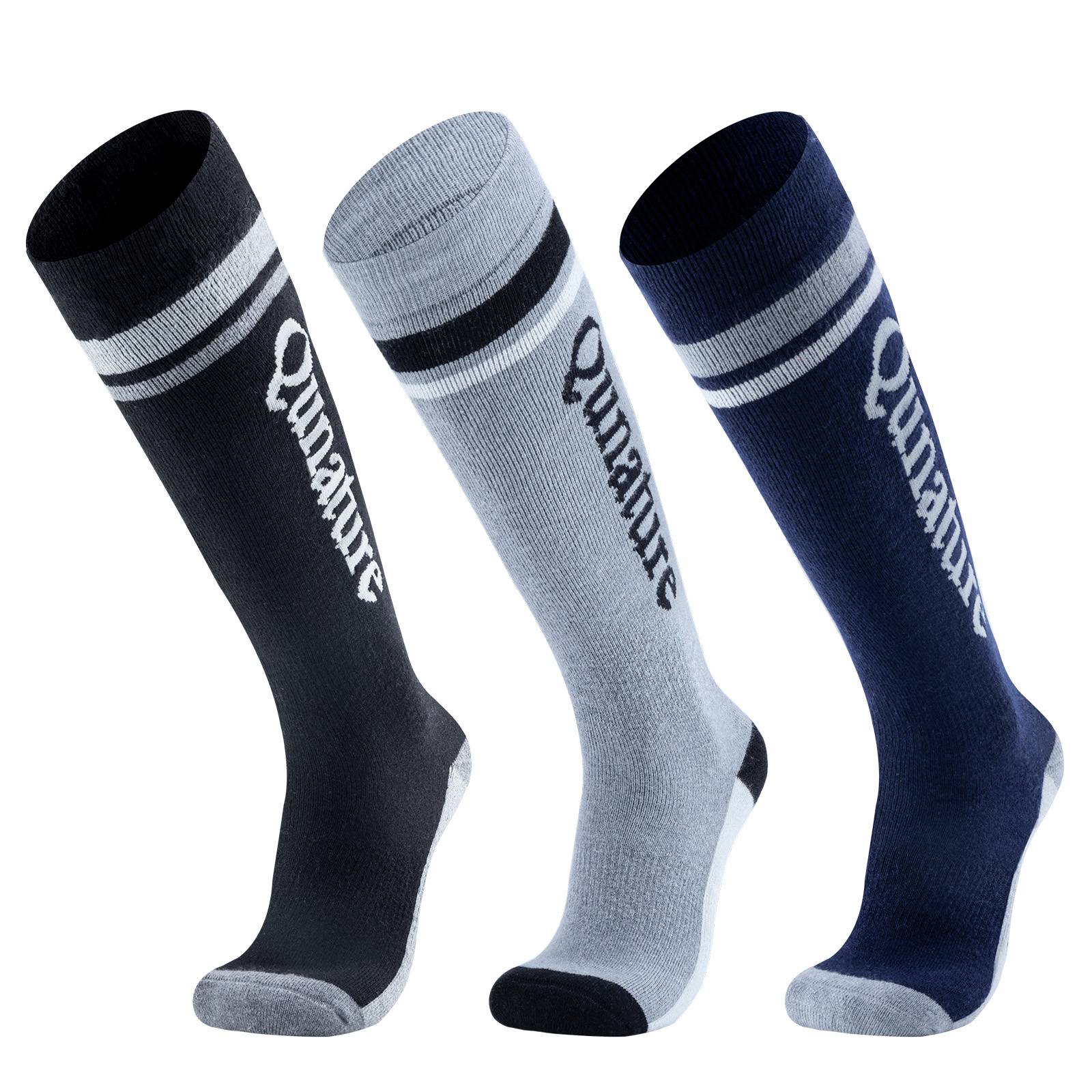 Qunature Thermo Skisocken Merino Erwachsene Atmungsaktiv