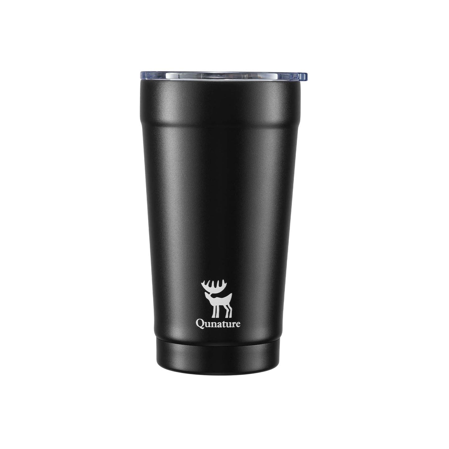 Qunature Thermobecher Edelstahl Kaffee-to-go Schwarz