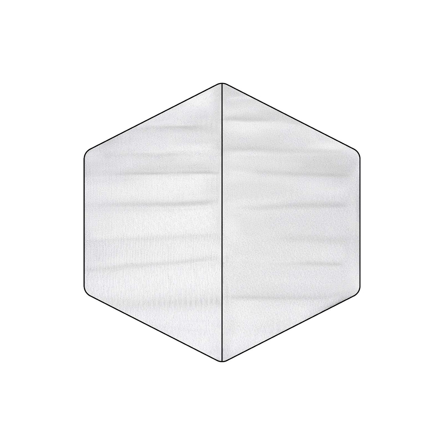 Qunature Tragbare Outdoor Sechseckige Aluminium-Folie