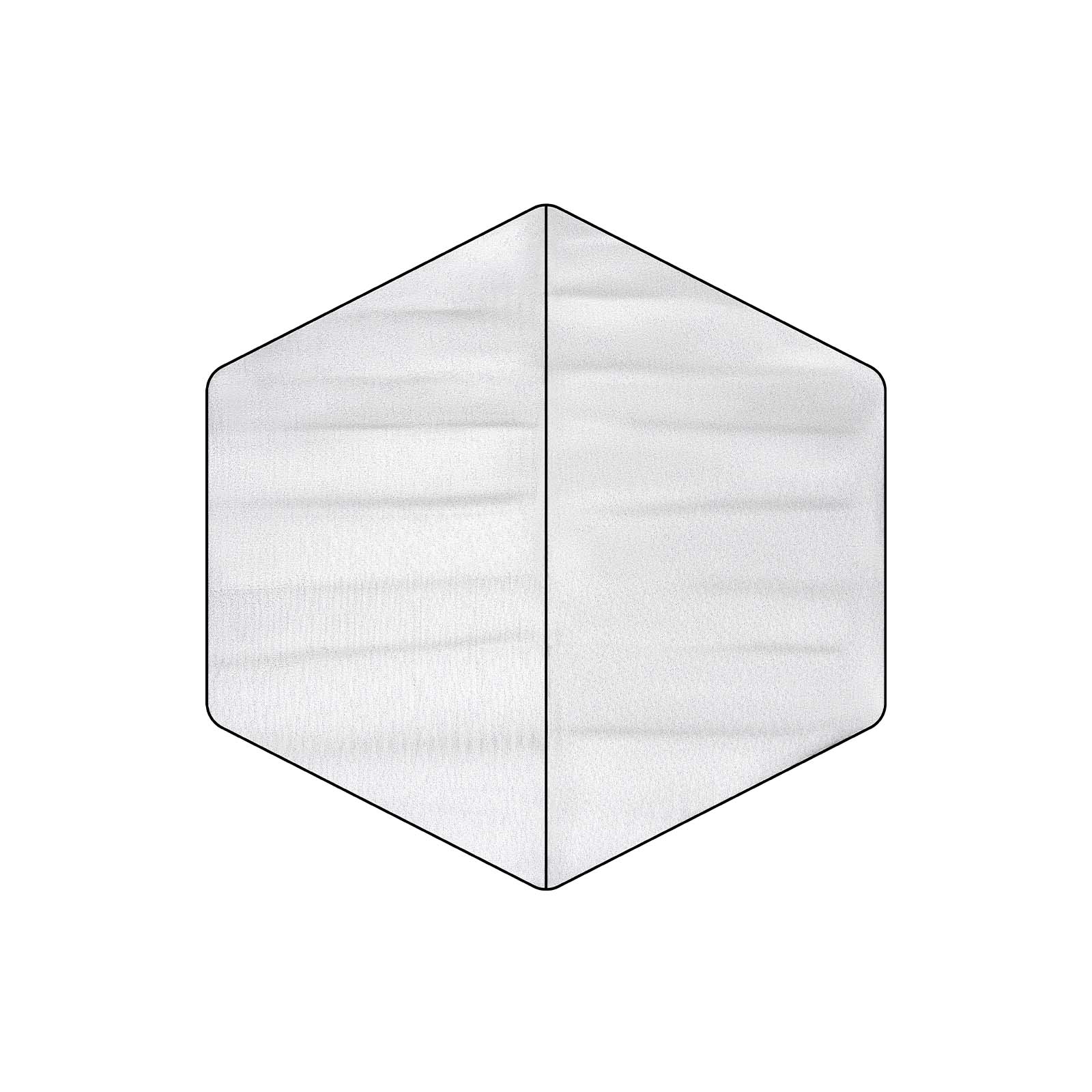 Qunature Tragbare Outdoor Sechseckige Aluminium-Folie