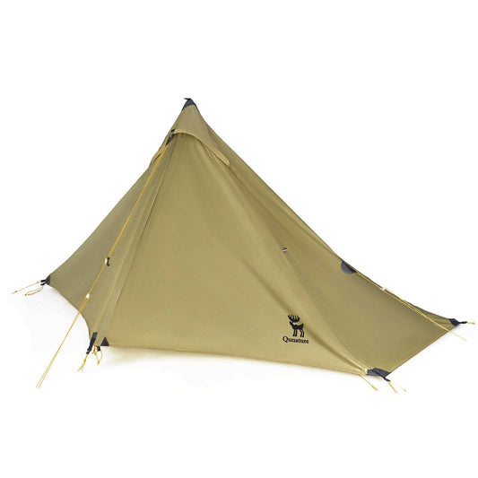 Qunature Ultraleichtes 1-Mann Trekkingzelt 230x180 cm #Color_Olivgr邦n