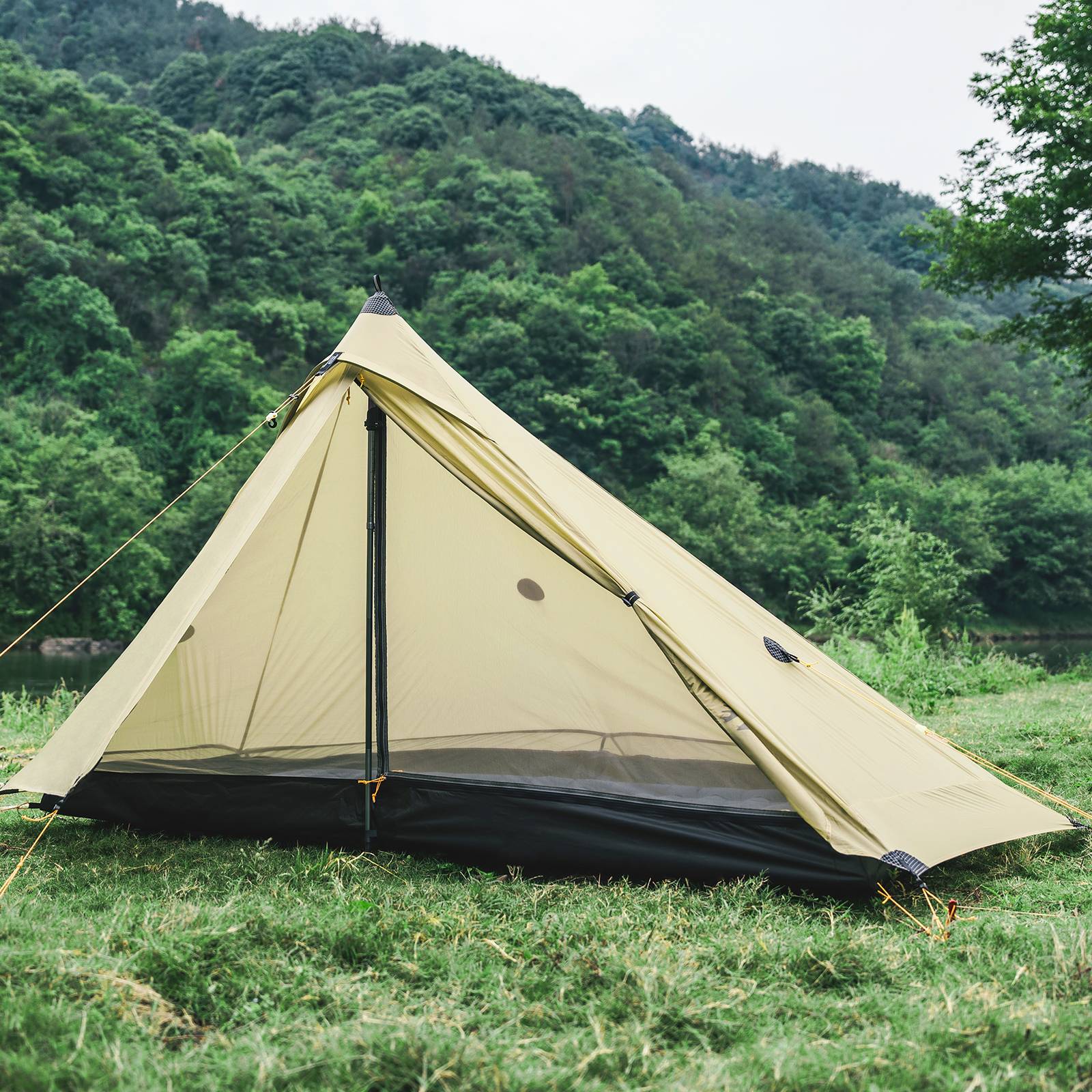 Qunature Ultraleichtes 1-Mann Trekkingzelt 230x180 cm