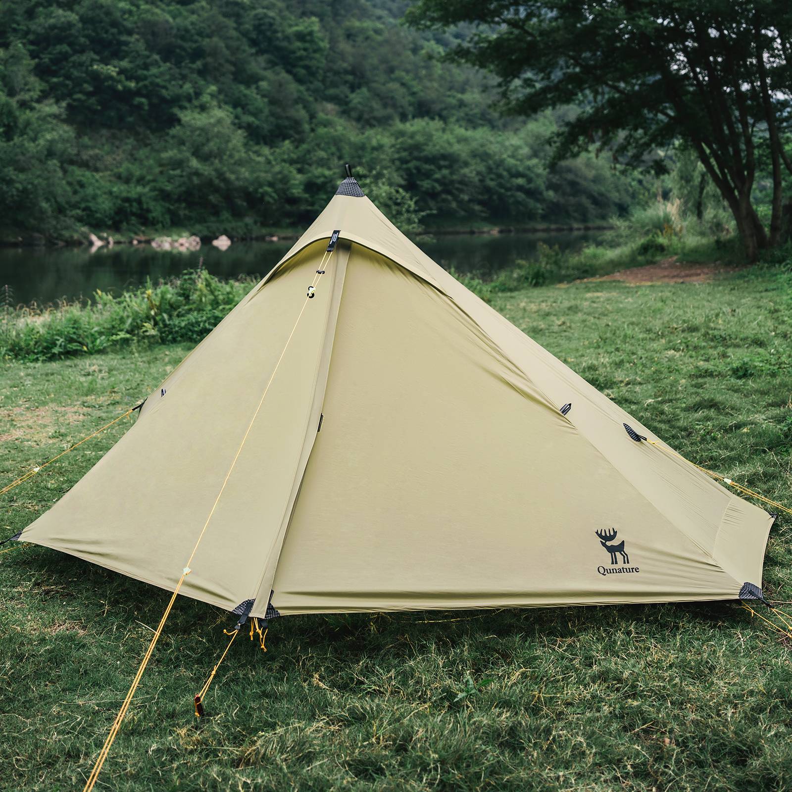 Qunature Ultraleichtes 1-Mann Trekkingzelt 230x180 cm