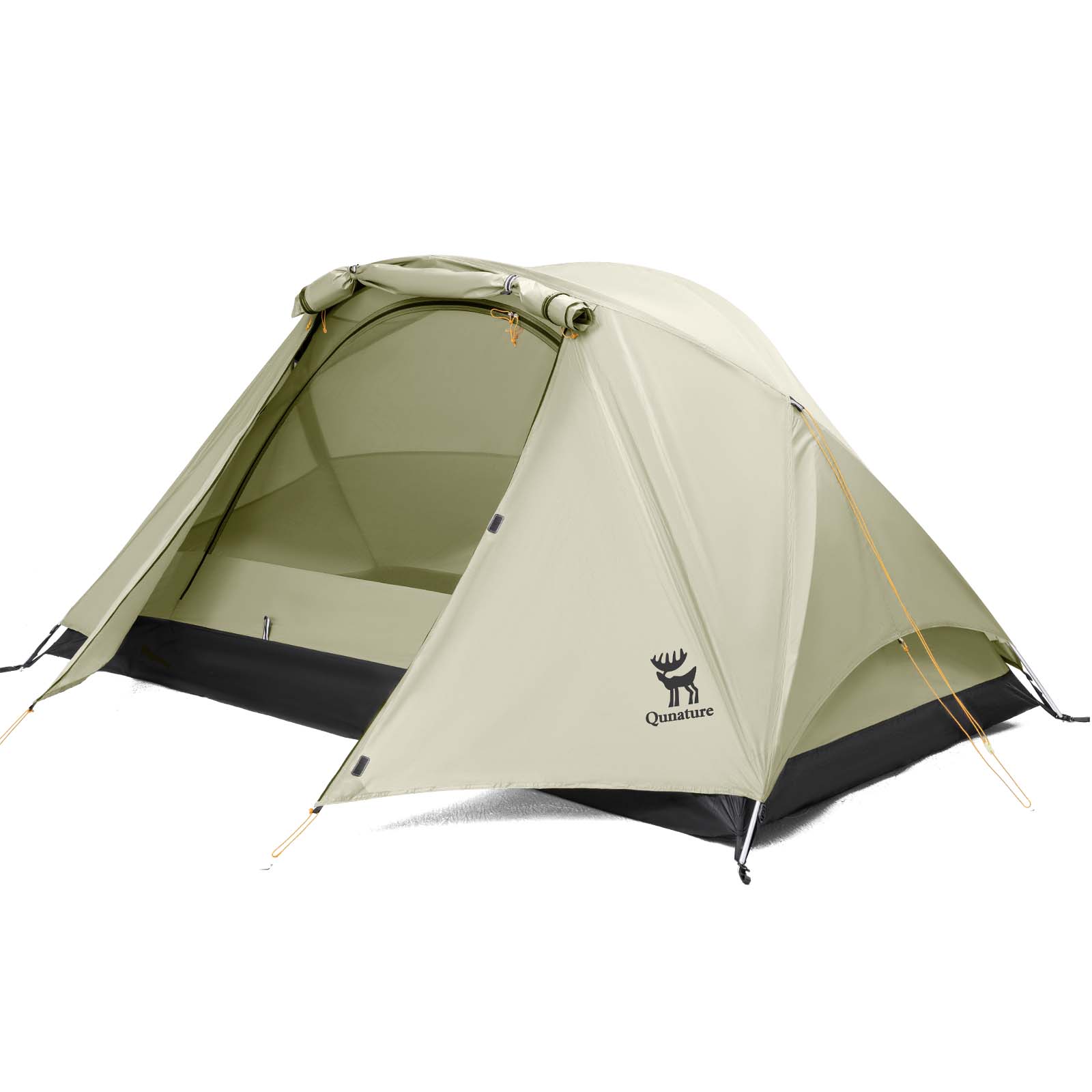 Qunature Wasserdichtes 2-Personen Rucksackzelt mit X-Struktur #Color_Gebrochenes Wei?