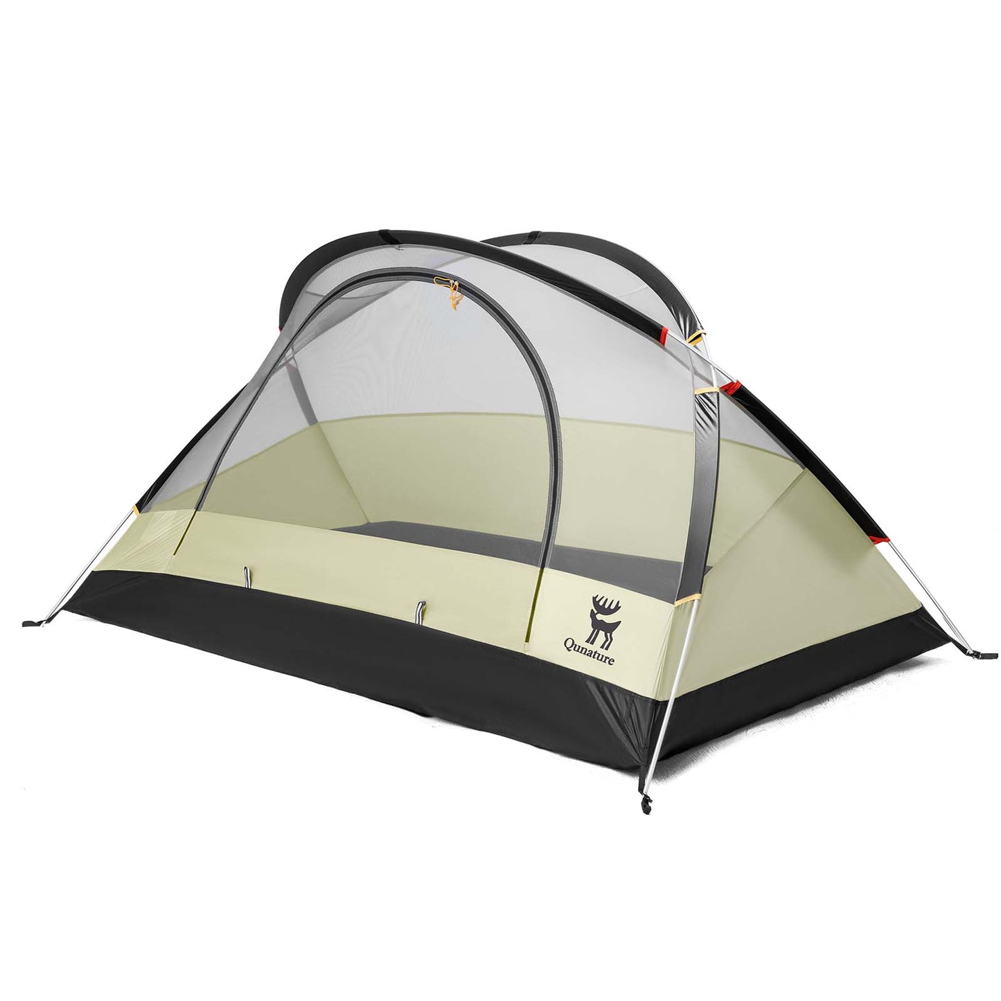 Qunature Wasserdichtes 2-Personen Rucksackzelt mit X-Struktur #Color_Gebrochenes Wei?