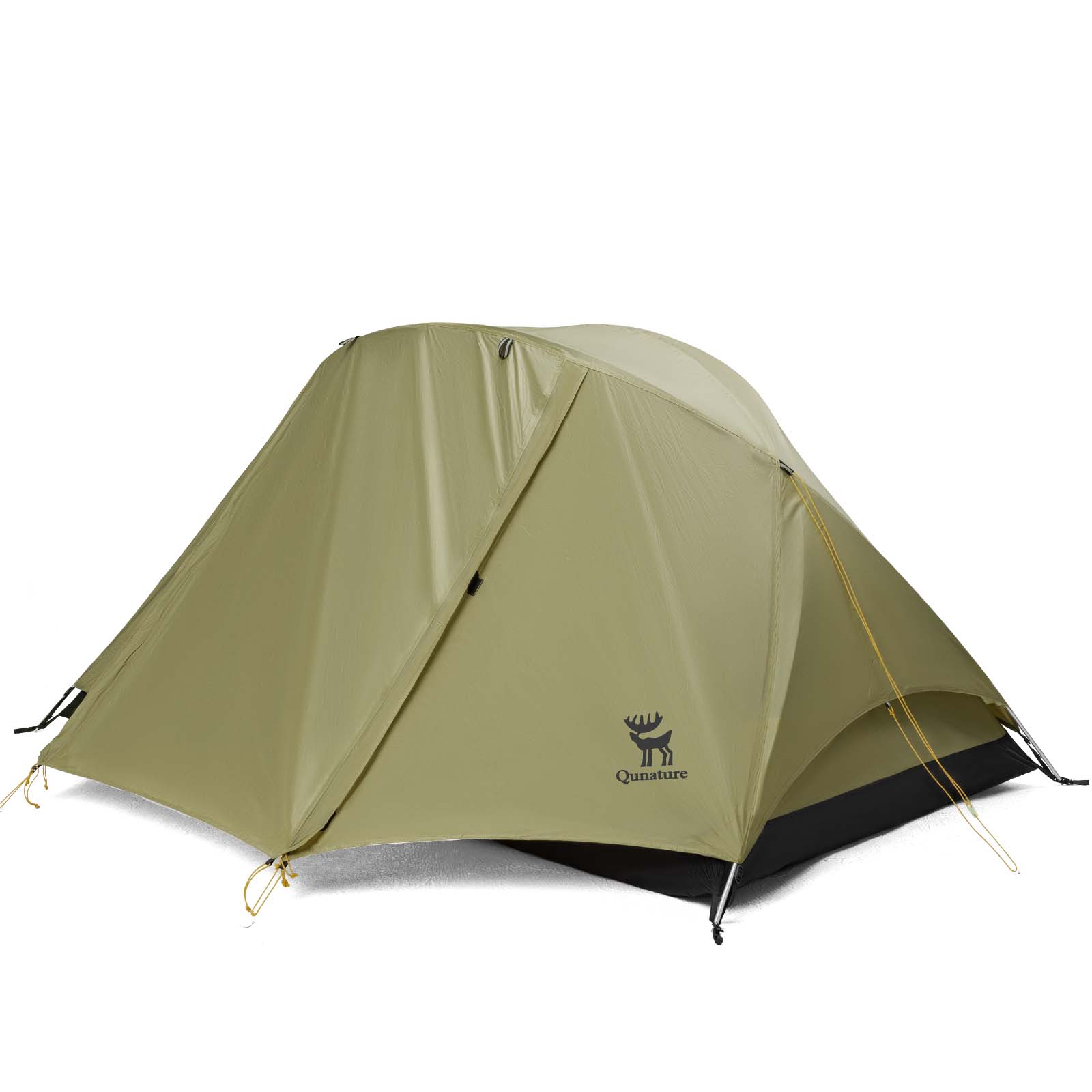 Qunature Wasserdichtes 2-Personen Rucksackzelt mit X-Struktur #Color_Olivgr邦n