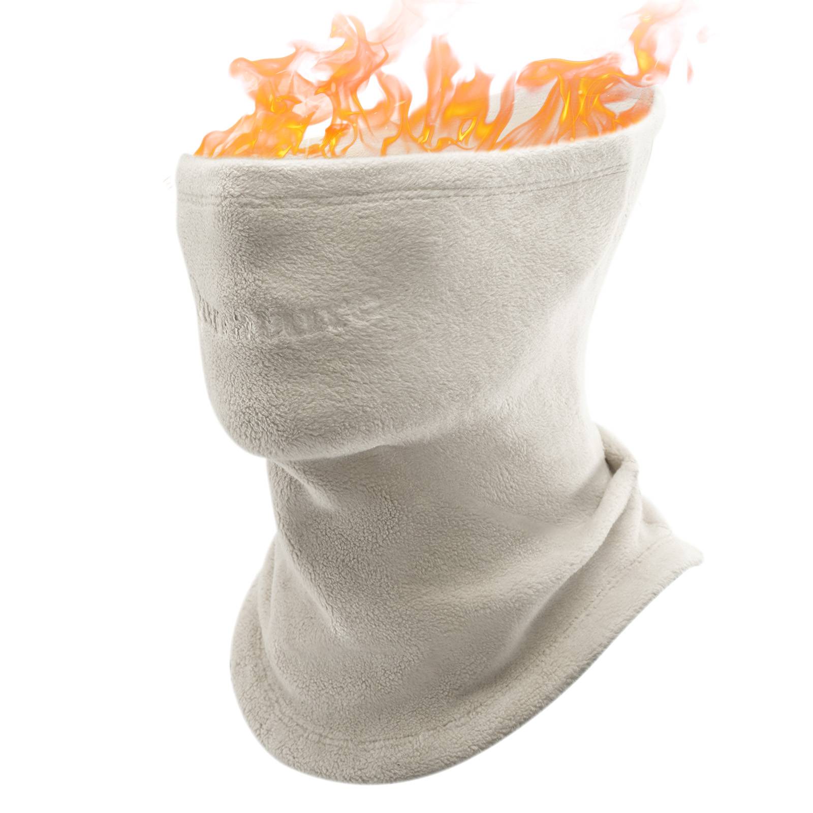 Qunature Winddichte Fleece Sturmhaube Balaclava Skimaske Warm #Color_Beige