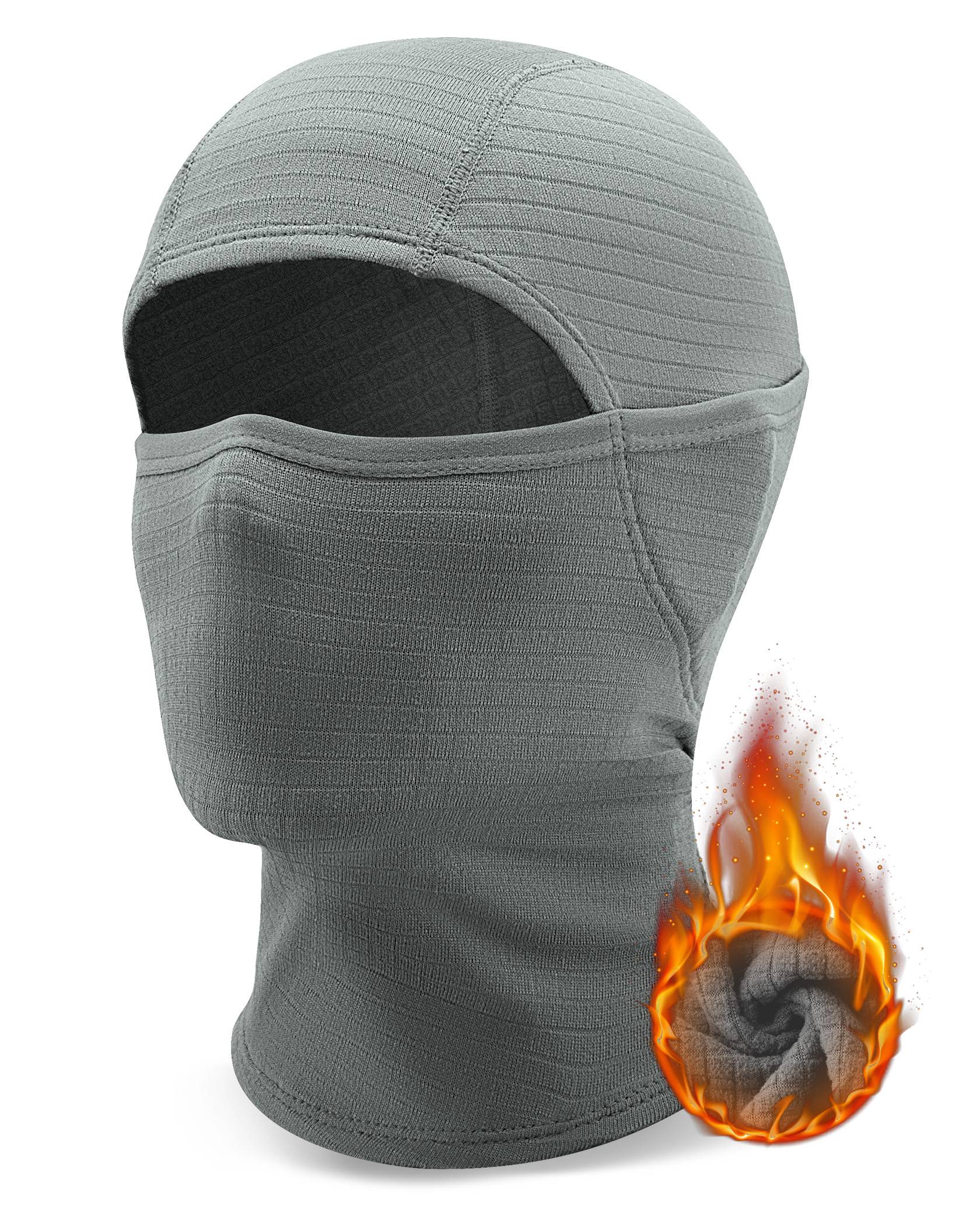 Qunature Winddichte Sturmhaube Herbst Winter Balaclava #Color_Grau