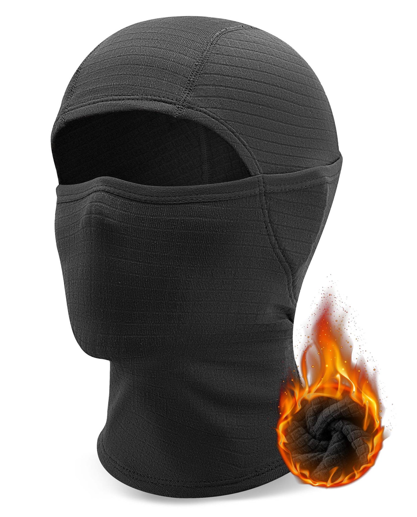 Qunature Winddichte Sturmhaube Herbst Winter Balaclava #Color_Schwarz