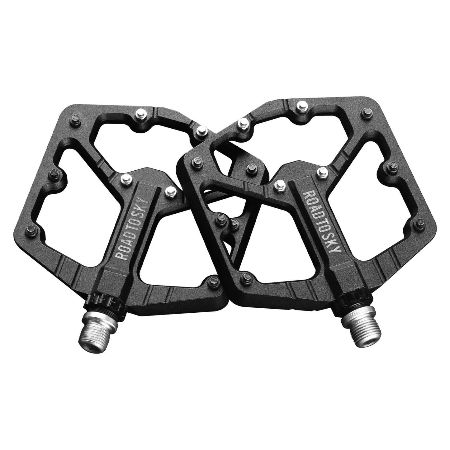 ROAD TO SKY Platform Fahrradpedale 9/16 Zoll Rutschfest aus Aluminium | ROCKBROS