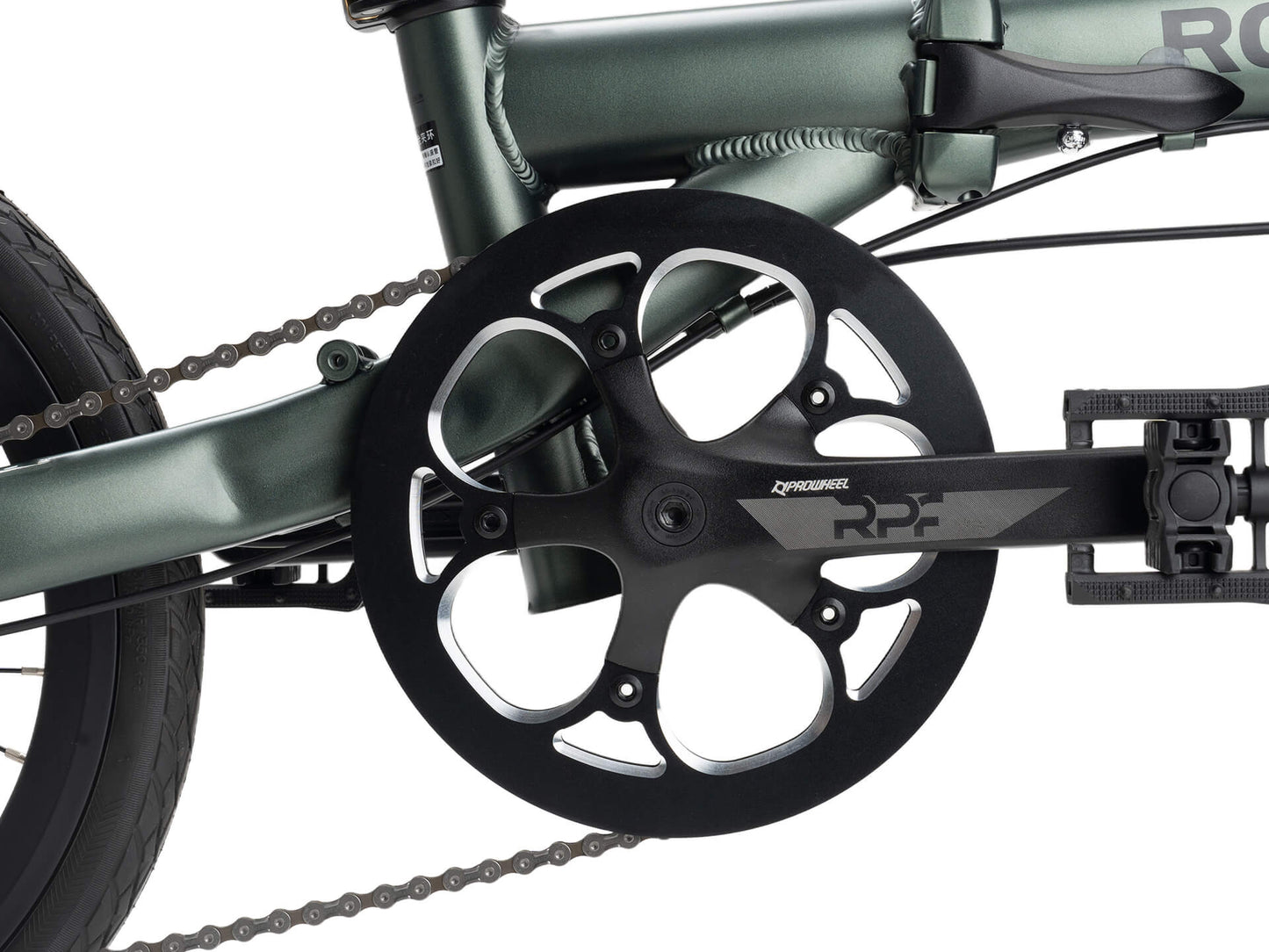 ROCKBROS ACS -Klapprad-16 Zoll 9-Gang Citybike Grün