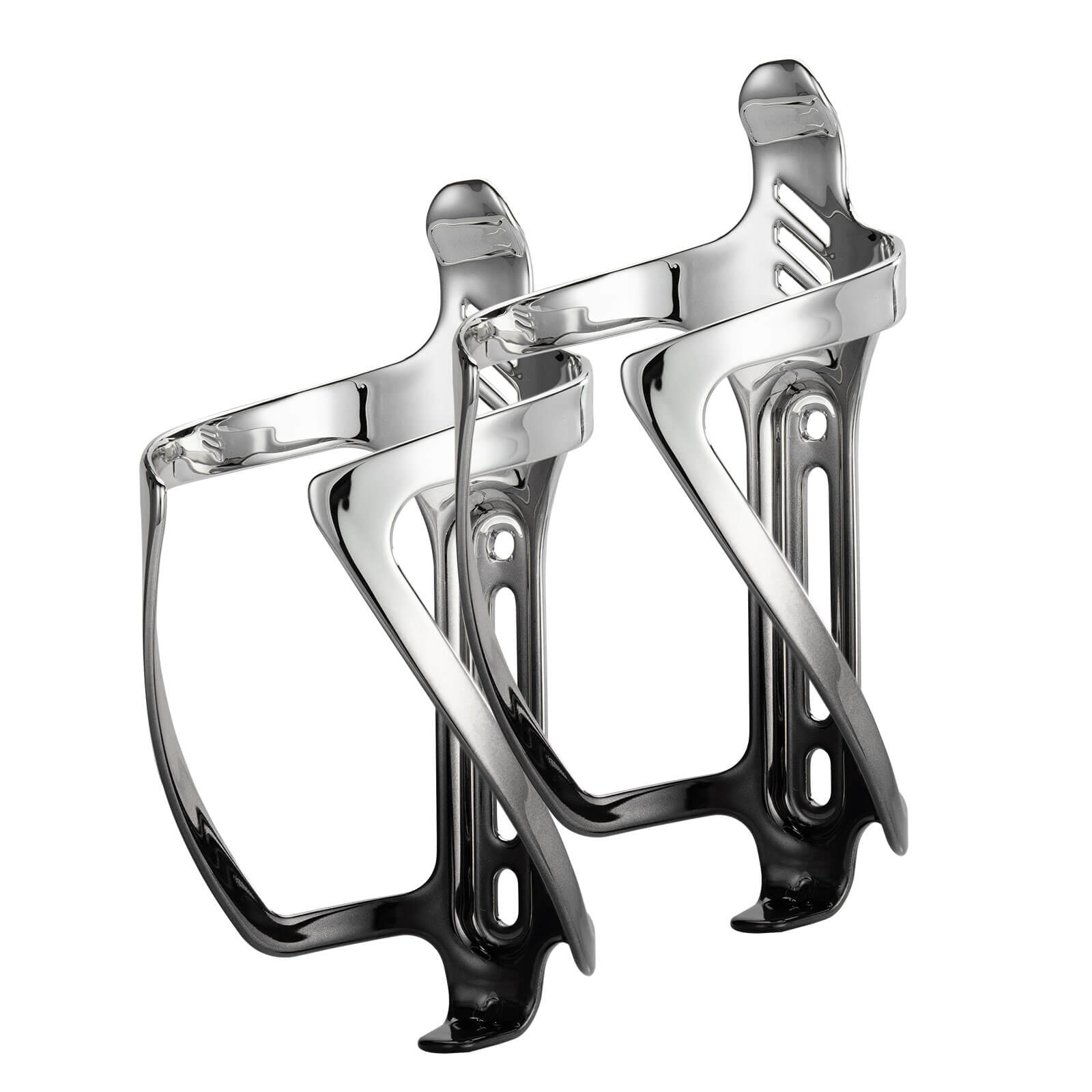 ROCKBROS Fahrrad Flaschenhalter Getränkehalter Robust aus Alu Leicht - Silber-Schwarz