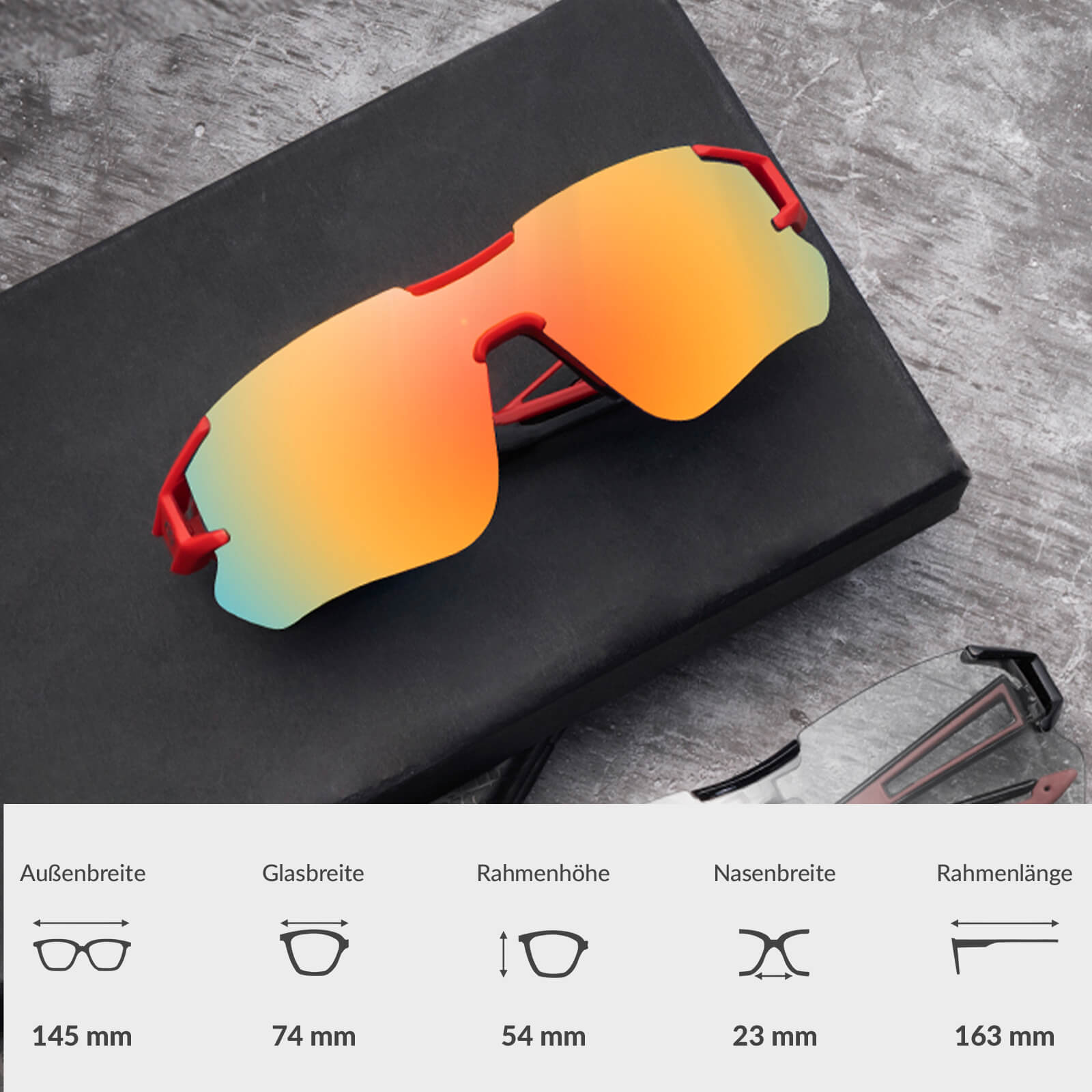 ROCKBROS Fahrradbrille Selbsttönend für Damen & Herren mit UV400 Schutz - ROCKBROS-EU