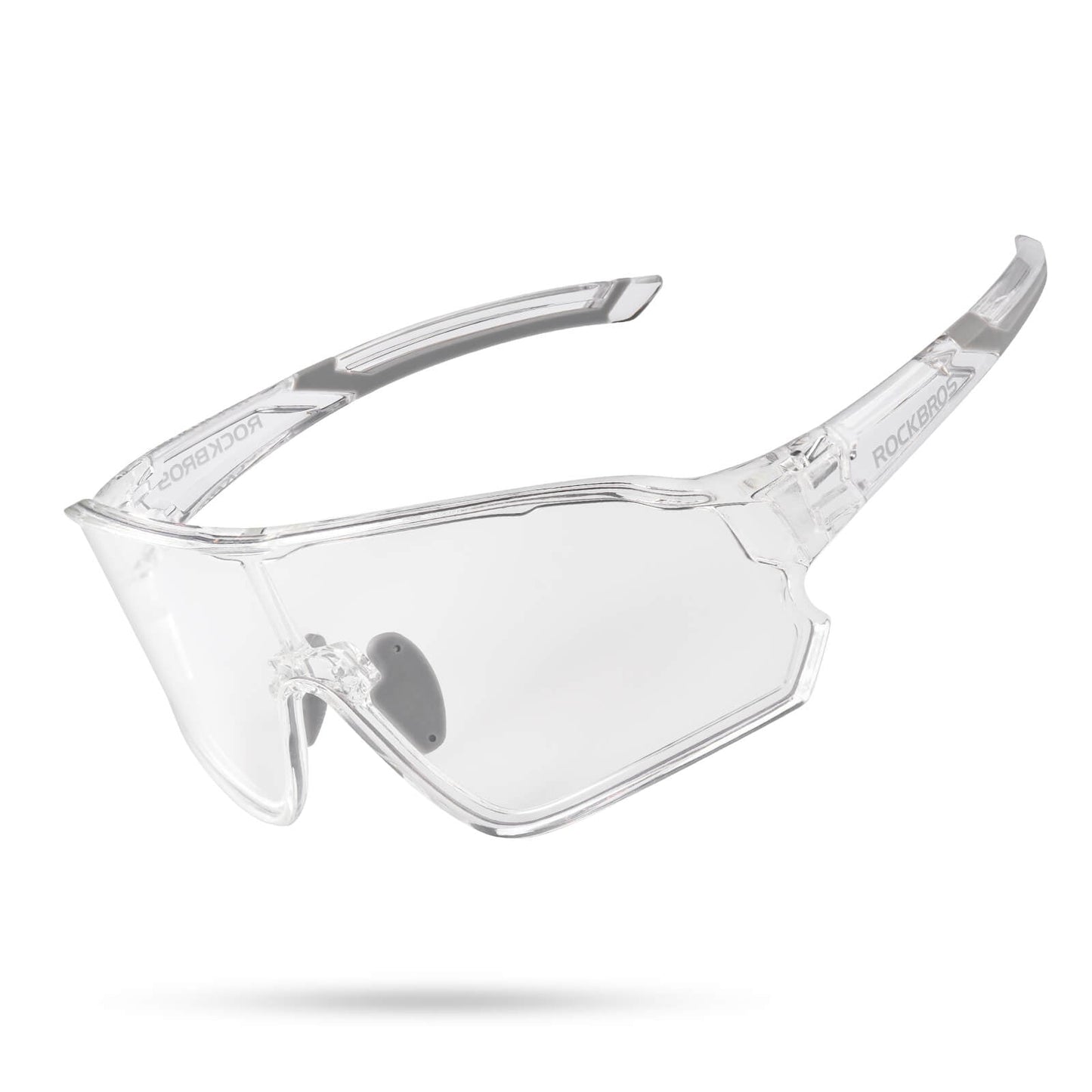 ROCKBROS Fahrradbrille Sonnenbrille Photochrom/Polarisiert UV400 Ultraleicht-Photochrome-Transparent