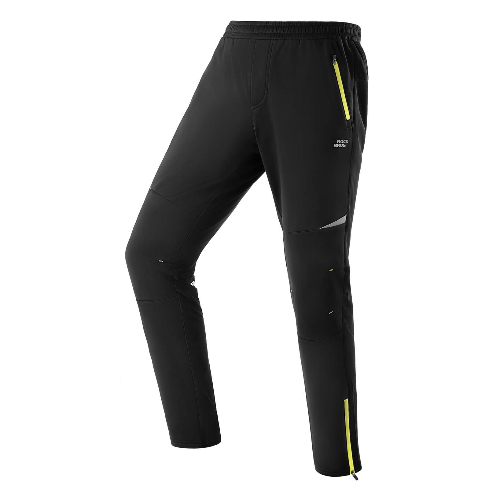 ROCKBROS Herren Fahrradhose, winddicht und warm für Winter Outdoor-Sport