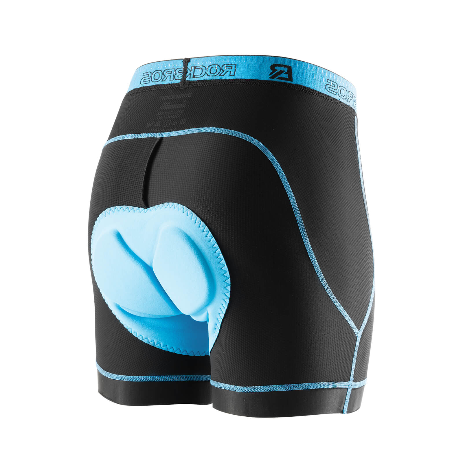 ROCKBROS Herren Radunterhose mit 4D Sitzpolster Radlerhose Atmungsaktiv