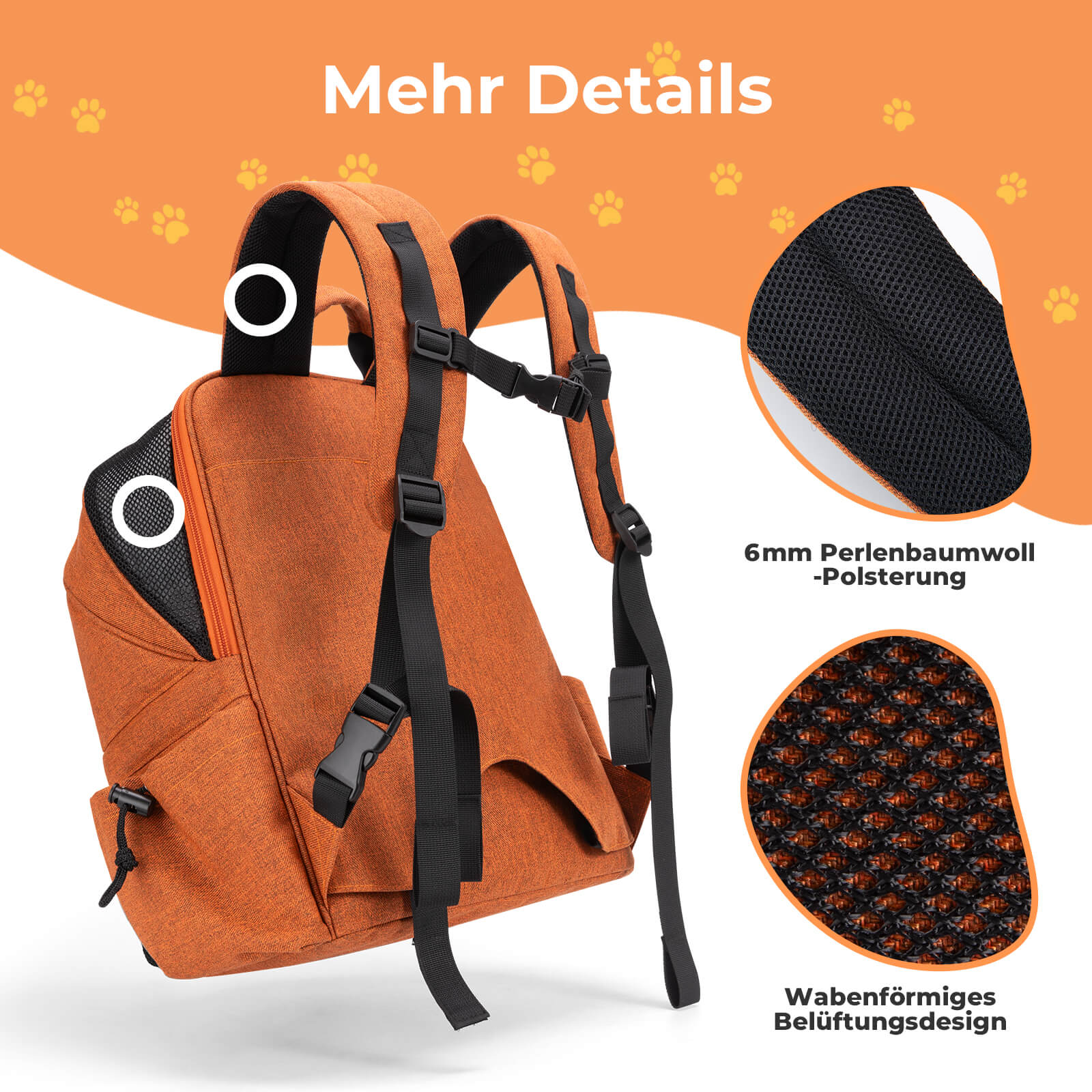 ROCKBROS Lenkertasche Haustiertasche für Brompton/Klapprad Outdoor/Pendler