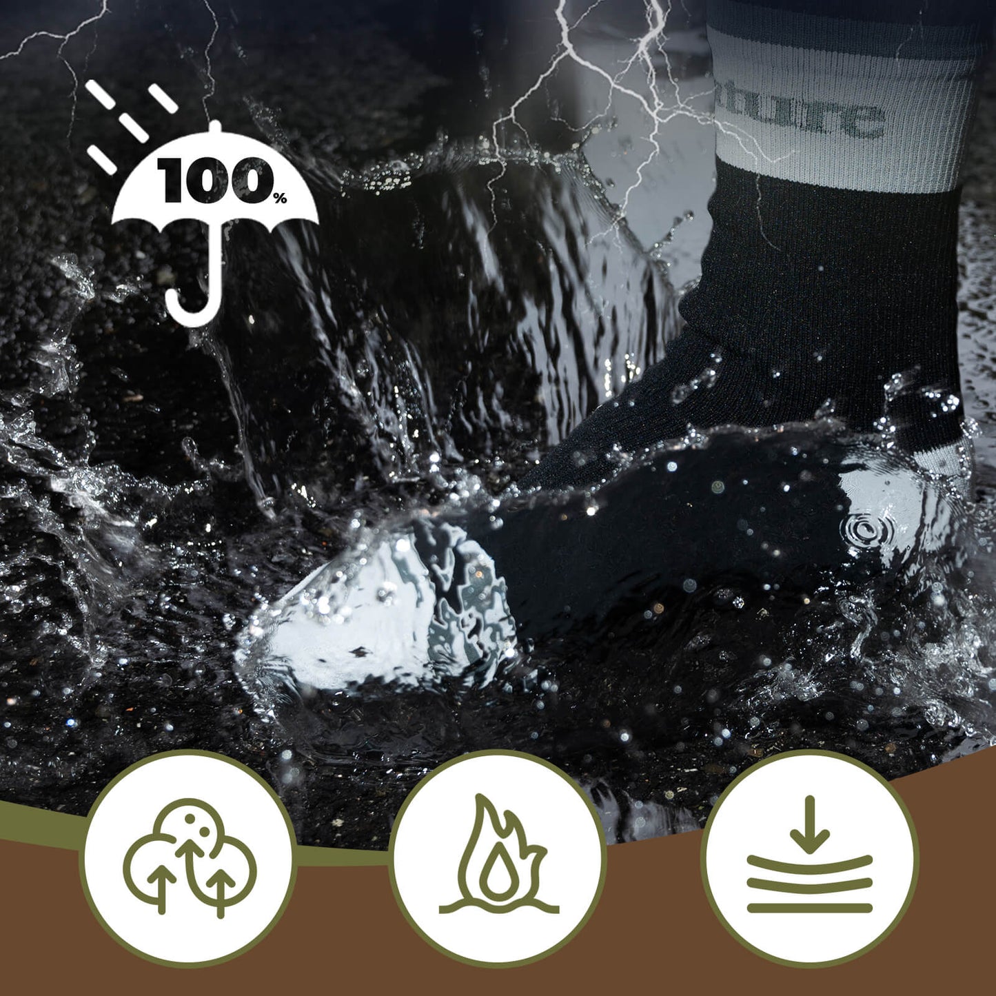 Wasserdichte Outdoor Socken
