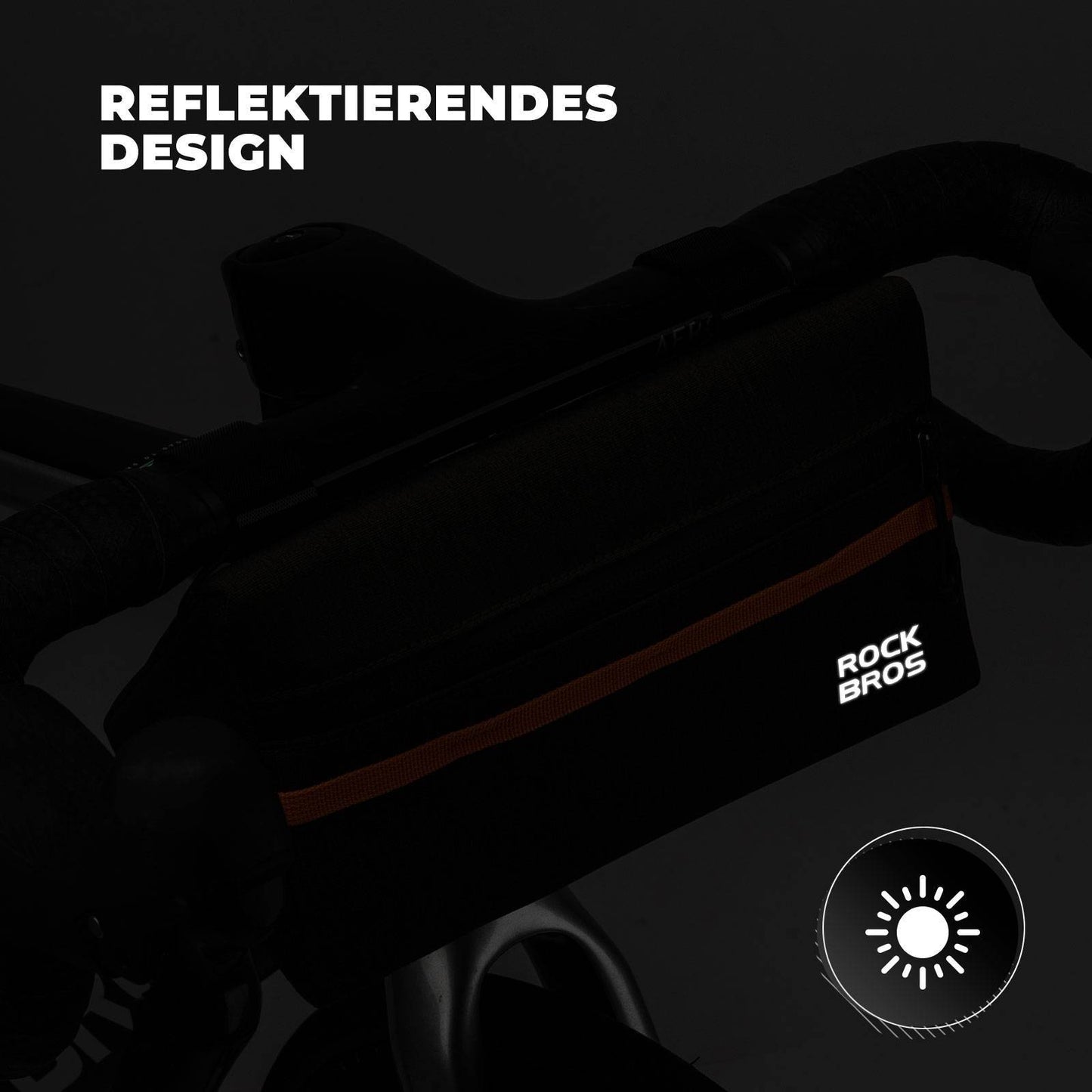 ROCKBROS Fahrrad Lenkertasche Fahrradtasche Fahrradkorb 6 Farbe ca. 1.3L - ROCKBROS-EU
