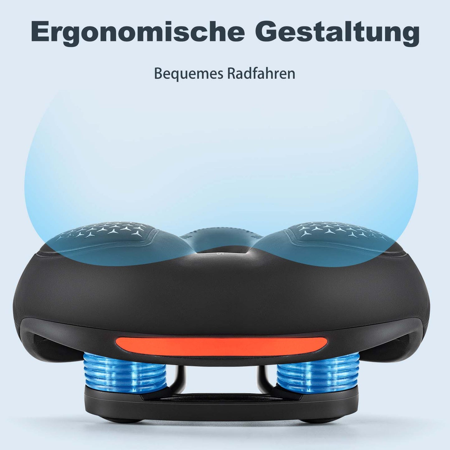 ROCKBROS Fahrradsattel Memory Foam Atmungsaktiv Gel Sattel - ROCKBROS-EU
