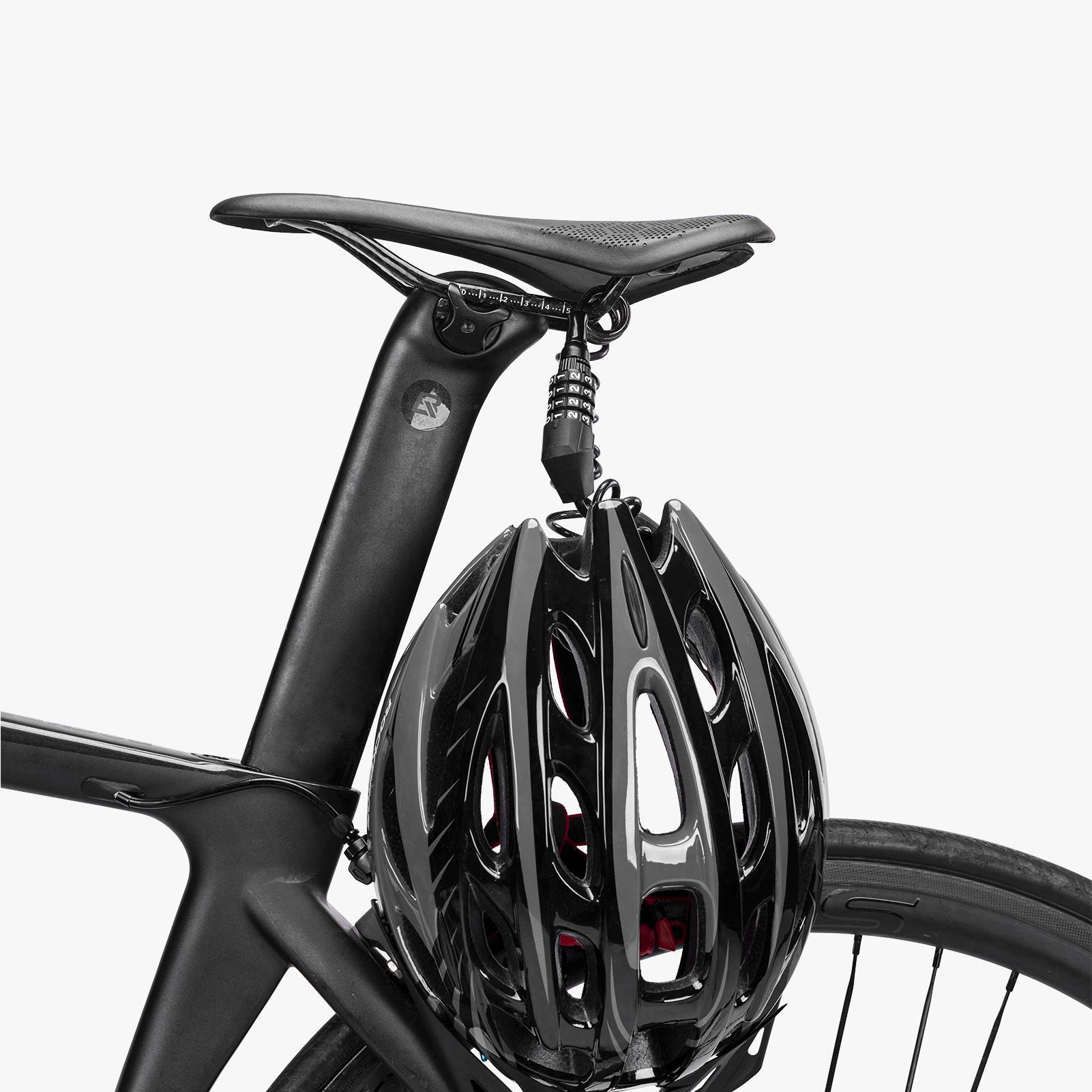 ROCKBROS Fahrradschloss Zahlenschloss  Helmschloss mit 4-stellig Code max. 150 cm - ROCKBROS-EU