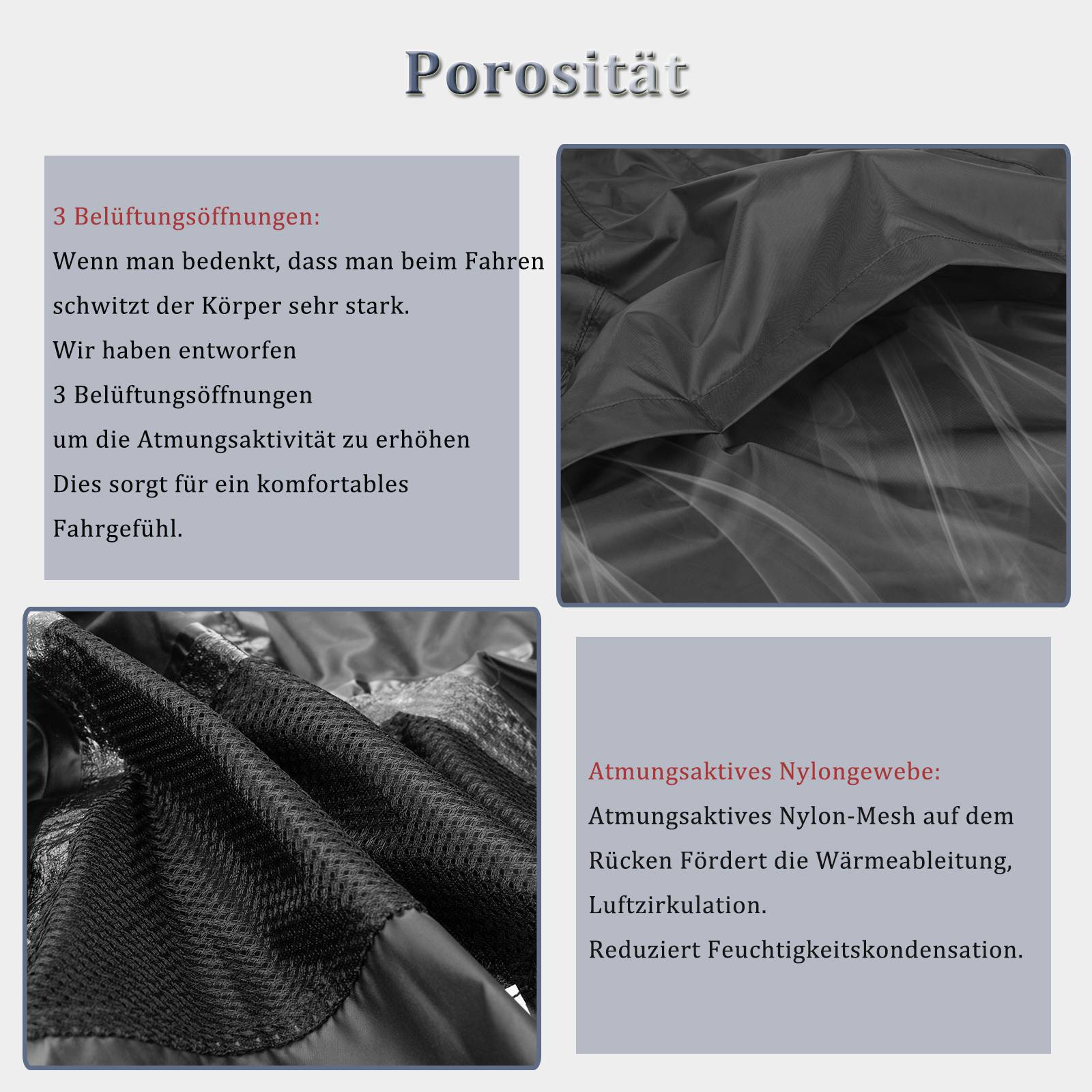 ROCKBROS Radsport Regenjacke Herren Wasserdicht Leicht Fahrradjacke - ROCKBROS-EU