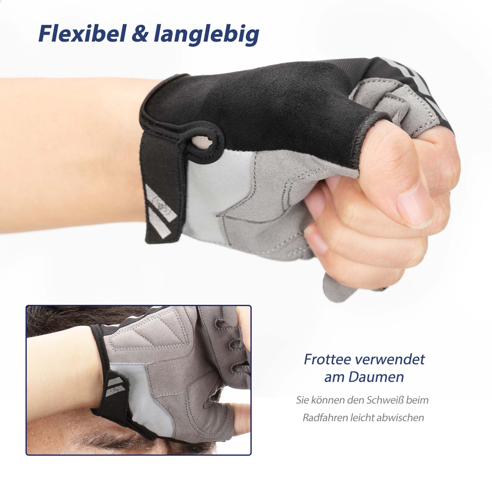 ROCKBROS Radsport Touchscreen Fingerlose Handschuhe Frühling - ROCKBROS-EU