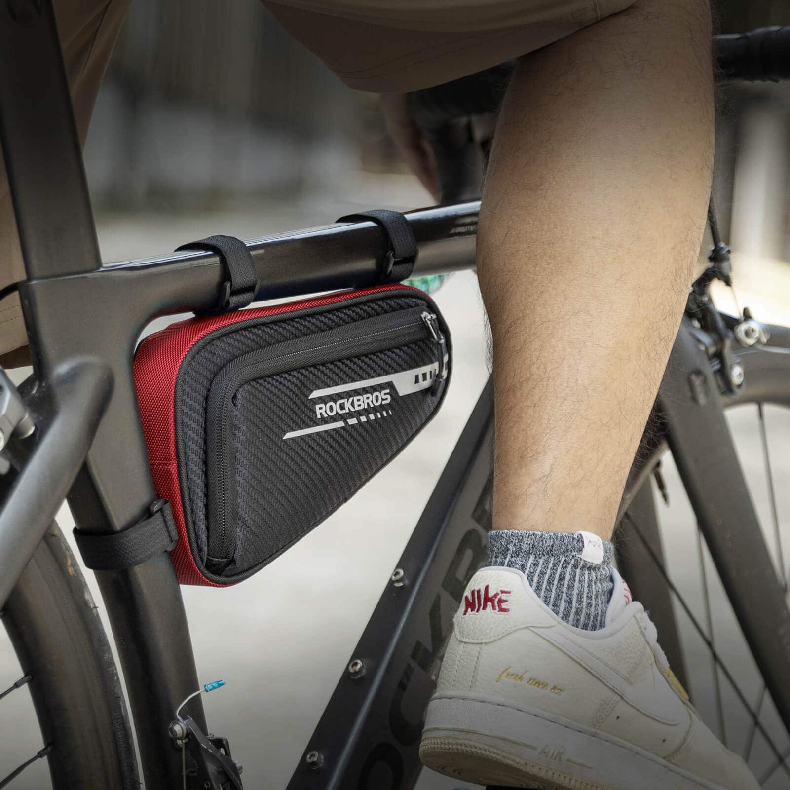 ROCKBROS Rahmentasche wasserdicht Dreieckstasche für MTB & Rennräder 1,2L - ROCKBROS-EU