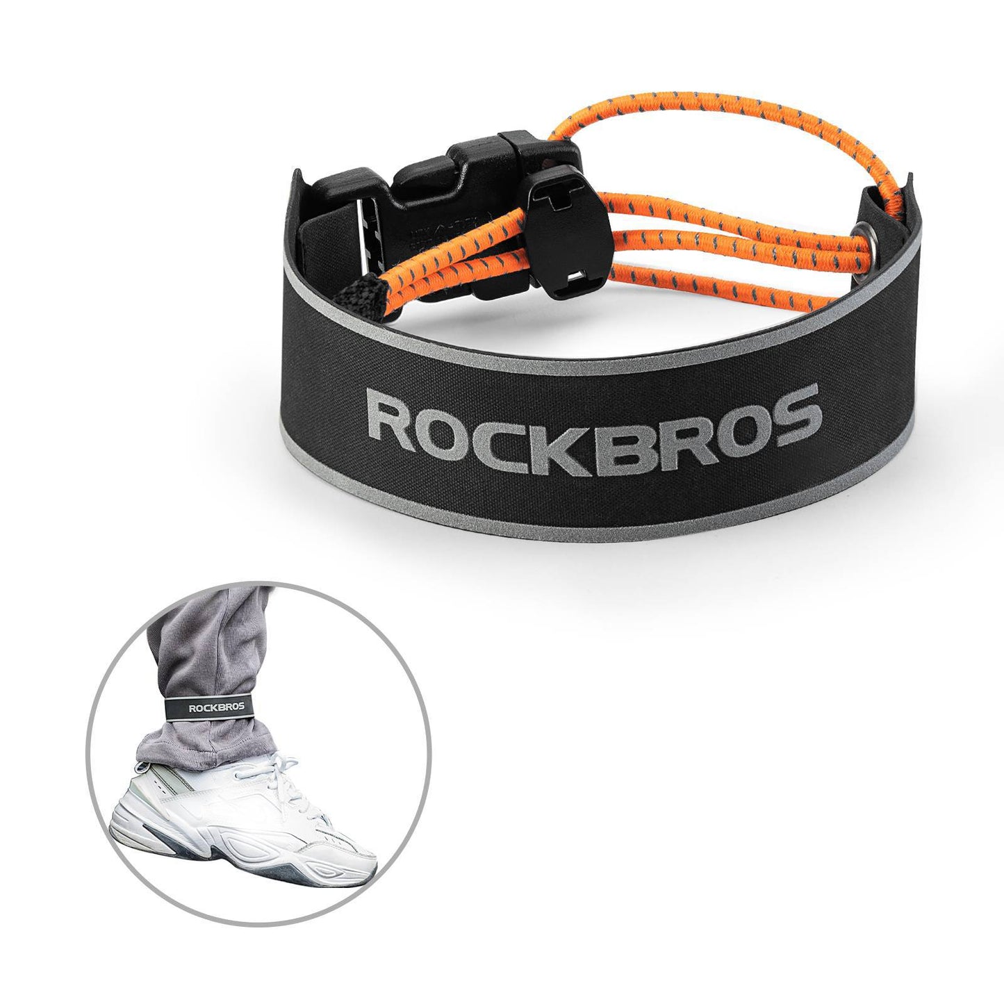 ROCKBROS Reflektorbänder Elastisch Fahrrad Reflektorband 1 Paar - ROCKBROS-EU