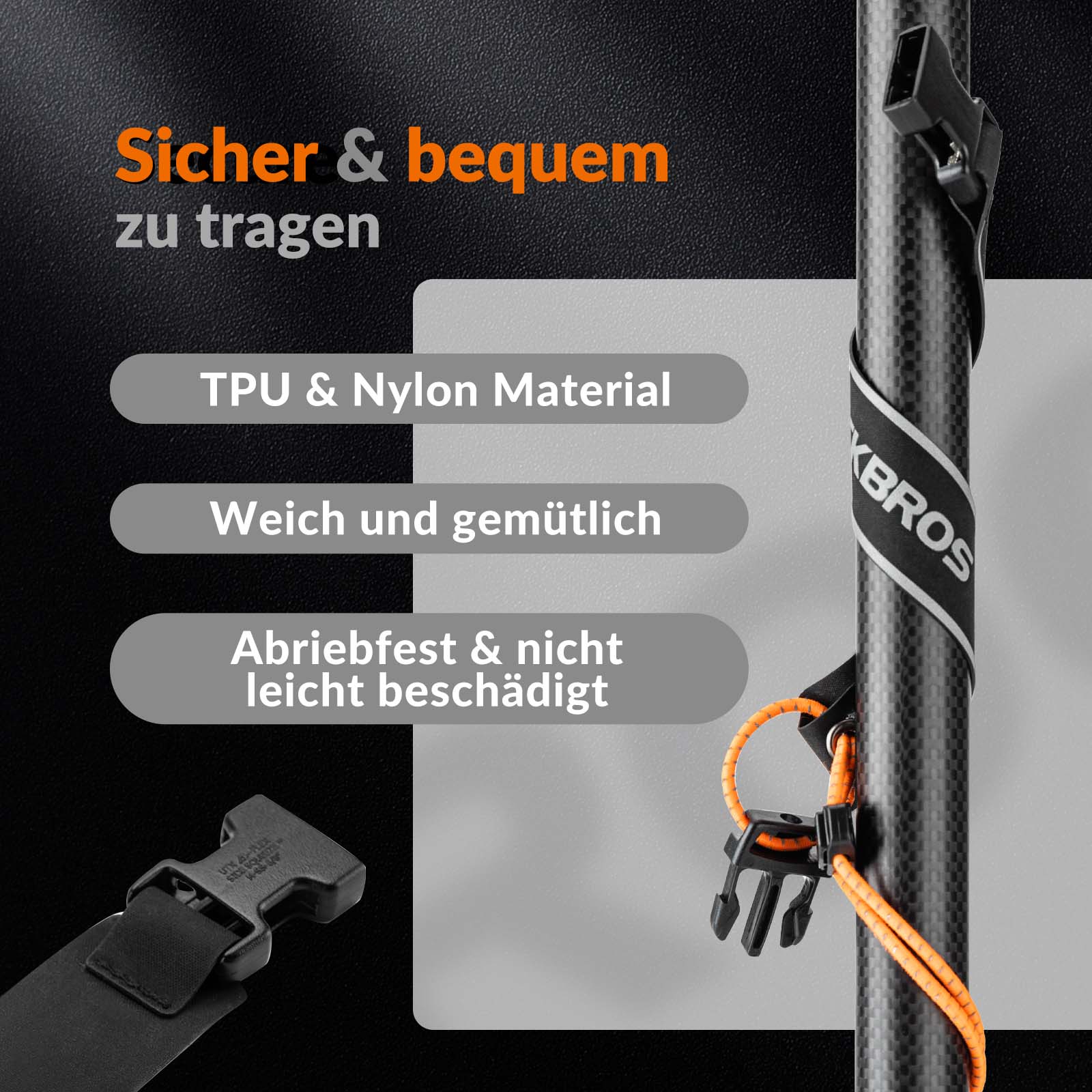 ROCKBROS Reflektorbänder Elastisch Fahrrad Reflektorband 1 Paar - ROCKBROS-EU