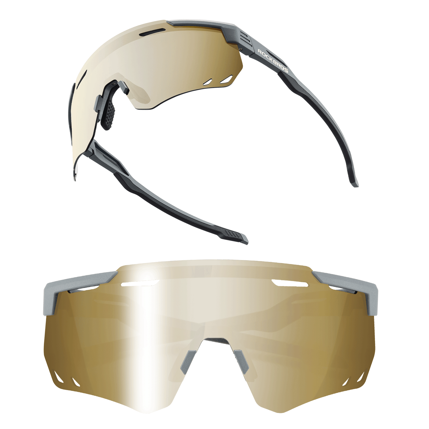 ROCKBROS Ultraleicht Fahrradbrille Polarisierte Sonnenbrille mit UV400-Schutz - ROCKBROS-EU