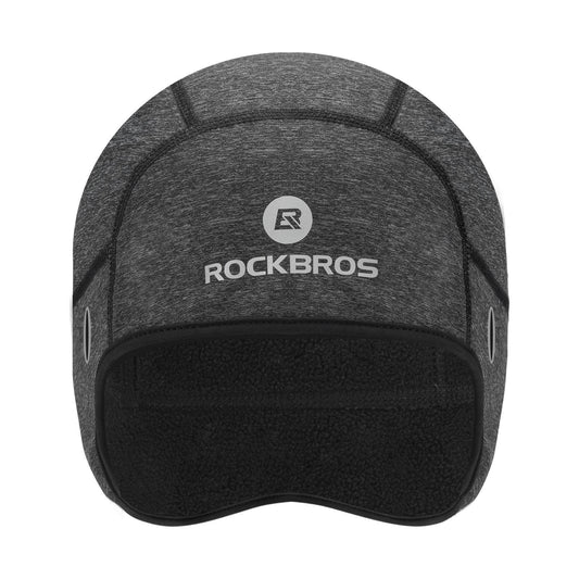 ROCKBROS Winter Fahrrad Mütze Winddicht Helmmütze mit Brillenlöcher - ROCKBROS-EU